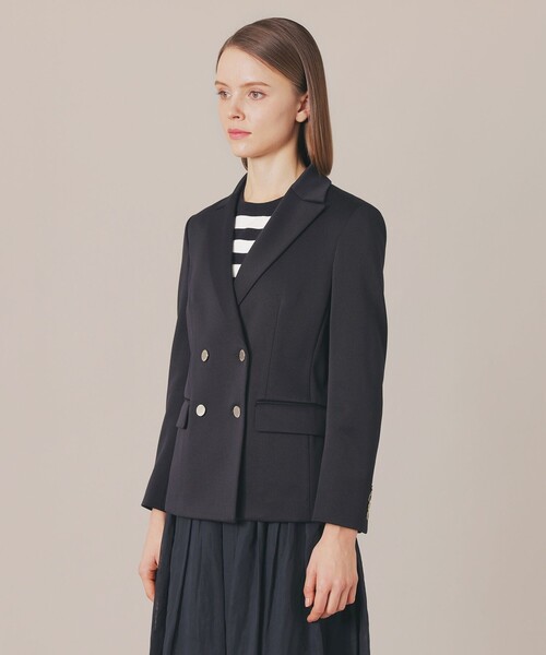 MACKINTOSH LONDON（マッキントッシュ ロンドン）の「カノコジャージジャケット（テーラードジャケット・レディース・ネイビー・38/40）」の3枚目の写真