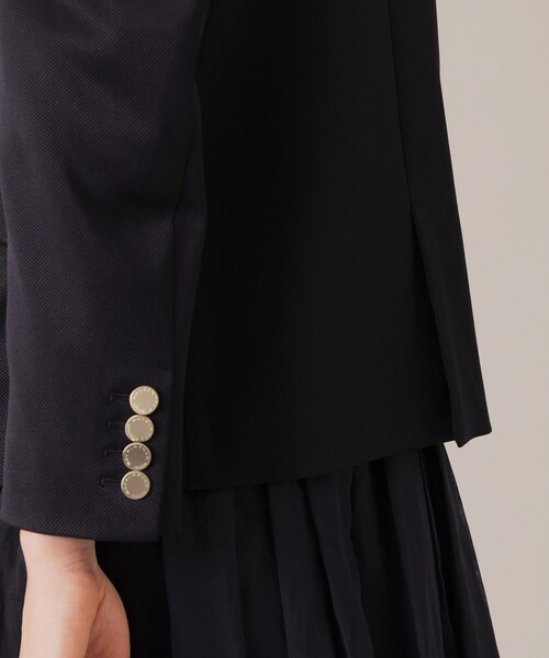 MACKINTOSH LONDON（マッキントッシュ ロンドン）の「カノコジャージジャケット（テーラードジャケット・レディース・ネイビー・38/40）」の7枚目の写真