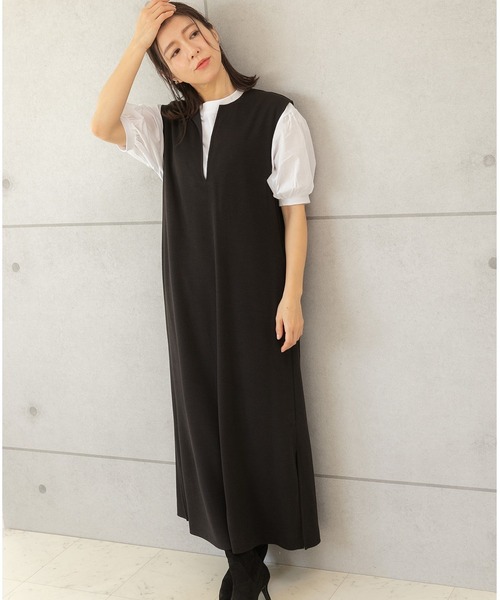 ブルーレーベル 2点セット ウール 40ジャンパースカート/38カーディガン PREFERIR（プレフェリール）の「カーディガン×ジャンパースカート