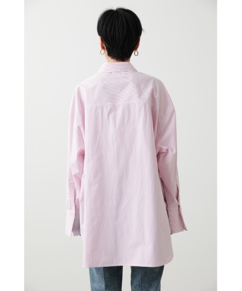crie conforto（クリーコンフォルト）の「CCストライプBIGシャツ（シャツ/ブラウス・レディース・ブルー/ピンク/ライトパープル・FREE）」の22枚目の写真