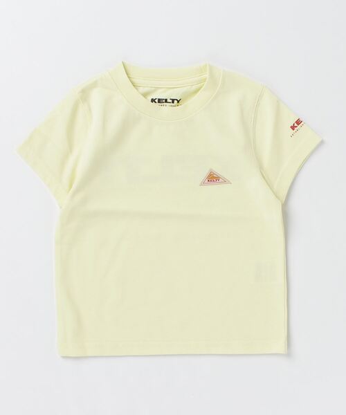KELTY（ケルティ）の「キッズ　バックタイポロゴプリントTシャツ（速乾）（Tシャツ/カットソー・キッズ・オレンジ/ホワイト/ベージュ/イエロー/ブラック/ブルー・S/M/L）」の18枚目の写真