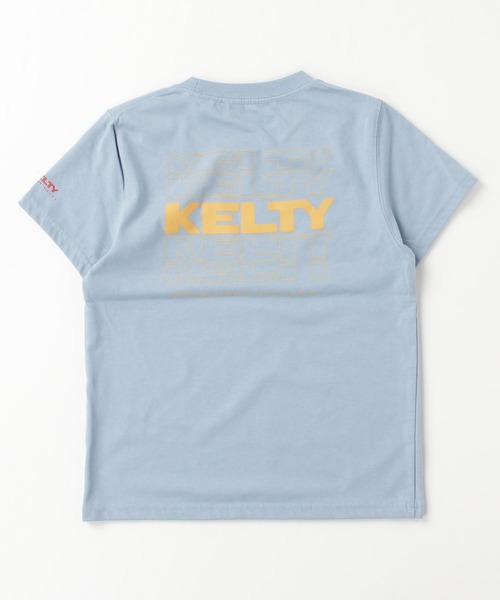 KELTY（ケルティ）の「キッズ　バックタイポロゴプリントTシャツ（速乾）（Tシャツ/カットソー・キッズ・オレンジ/ホワイト/ベージュ/イエロー/ブラック/ブルー・S/M/L）」の17枚目の写真