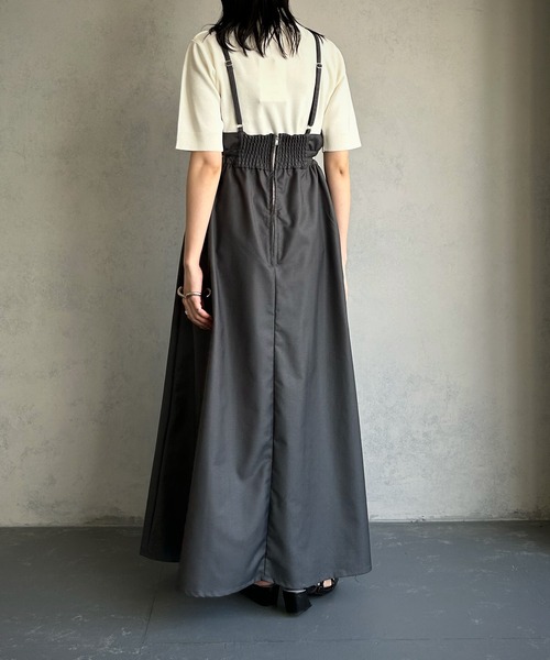 &g'aime(アンジェム)の「【&g’aime】ミラノリブ五分袖ニット(ニット/セーター・レディース・チャコールグレー/ブラック/グレイッシュベージュ/ホワイト/グリーン系その他・FREE)」の22枚目の写真