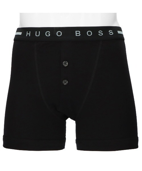 BOSS（ボス）の「BOSS Trunk BF Original PURE COTTON FINE RIB BOXER BRIEF ロングボクサーパンツ EUサイズ 53217695（ボクサーパンツ・メンズ・ホワイト/ブラック・S/M/L）」の3枚目の写真