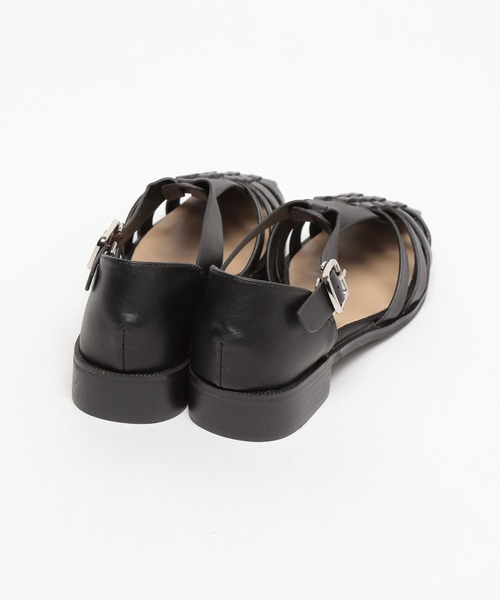 Andemiu（アンデミュウ）の「【SサイズWEB限定】グルカフラットサンダル191465（サンダル・レディース・オフホワイト/ブラック/ベージュ・SMALL/MEDIUM/LARGE）」の10枚目の写真