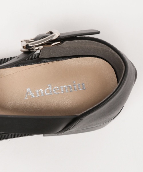 Andemiu（アンデミュウ）の「【SサイズWEB限定】グルカフラットサンダル191465（サンダル・レディース・オフホワイト/ブラック/ベージュ・SMALL/MEDIUM/LARGE）」の15枚目の写真