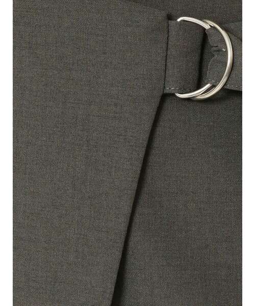 MURUA（ムルーア）の「ラップキュロット【セットアップ着用可能】（スラックス・レディース・ブルー/ブラック/ベージュ/ダークグレー・1/2）」の13枚目の写真