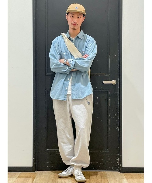 BACK NUMBER(バックナンバー)の「【BACK NUMBER】サラサラリネン混シャンブレー(シャツ/ブラウス・メンズ・ライトインディゴブルー/ダークインディゴブルー/オフホワイト・M/L/XL)」の21枚目の写真