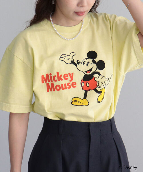 GOOD ROCK SPEED(グッドロックスピード)の「【WEB限定】【GOOD ROCK SPEED/グッドロックスピード】MICKEY Tシャツ(Tシャツ/カットソー・レディース・イエロー・FREE)」の13枚目の写真