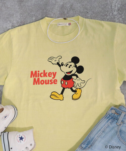 GOOD ROCK SPEED(グッドロックスピード)の「【WEB限定】【GOOD ROCK SPEED/グッドロックスピード】MICKEY Tシャツ(Tシャツ/カットソー・レディース・イエロー・FREE)」の12枚目の写真