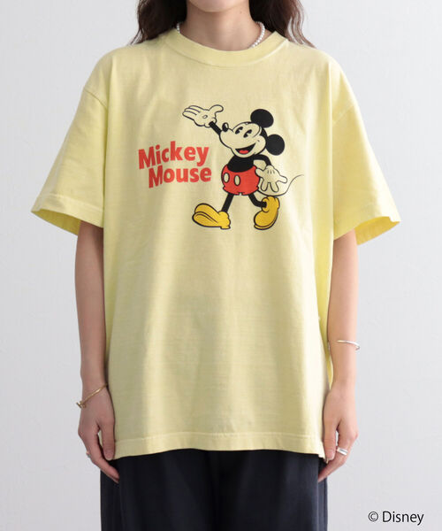 GOOD ROCK SPEED(グッドロックスピード)の「【WEB限定】【GOOD ROCK SPEED/グッドロックスピード】MICKEY Tシャツ(Tシャツ/カットソー・レディース・イエロー・FREE)」の5枚目の写真