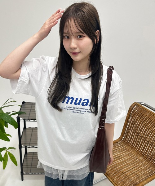 A'GEM/9 × .kom『muah muah/ムーアムーア』 GRAPHIC STANDARD T