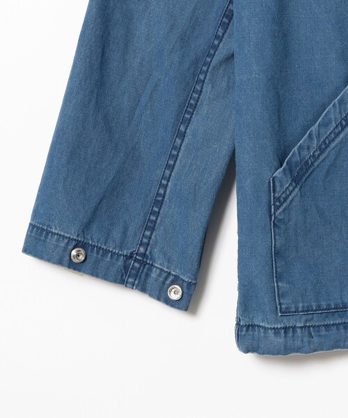 REMI RELIEF(レミレリーフ)の「REMI RELIEF × BEAMS PLUS / 別注 Outside Parka Indigo(ブルゾン・メンズ・ブルー・MEDIUM/X-LARGE/SMALL/LARGE)」の17枚目の写真