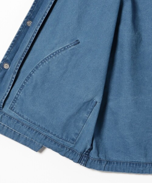 REMI RELIEF(レミレリーフ)の「REMI RELIEF × BEAMS PLUS / 別注 Outside Parka Indigo(ブルゾン・メンズ・ブルー・MEDIUM/X-LARGE/SMALL/LARGE)」の18枚目の写真