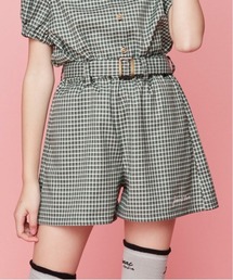 JENNI love | チェックベルト付きショーパン(その他パンツ)