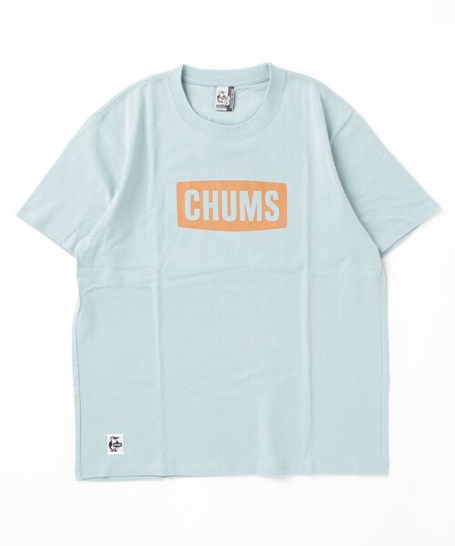 CHUMS(チャムス)の「【CHUMS】CHUMS Logo T-Shirt(Tシャツ/カットソー・メンズ・サックスブルー/ダークグリーン/ホワイト×ネイビー・LARGE/X-LARGE/MEDIUM)」の5枚目の写真