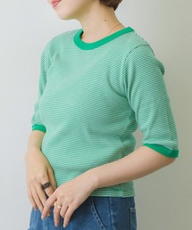 RETRO GIRL | アソートテレコボーダーCT(Tシャツ/カットソー)