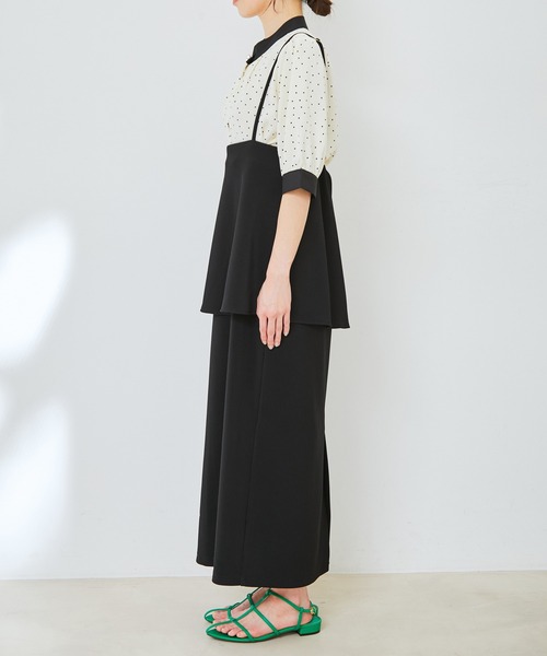 VIS（ビス）の「【マルチWAY】ストラップ付ペプラムカットスカート（スカート・レディース・ベージュ系その他/ブラウン/ブラック・M/S）」の20枚目の写真