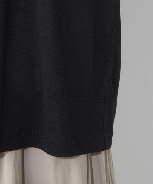 A/C DESIGN BY ALPHA CUBIC（エーシーデザインバイアルファキュービック）の「【接触冷感・UVカット】フライスカーディガン（カーディガン/ボレロ・レディース・ブラック/ライトグリーン/オフホワイト/ライトグレー・L/LL/M/3L）」の10枚目の写真