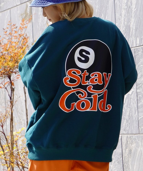 STAY GOLD（ステイゴールド）の「STAY GOLD ビリヤード グラフィック スウェットシャツ / オーバーサイズ トレーナー スウェット ビッグトレーナー（スウェット・メンズ・ホワイト/グリーン/チャコール・FREE）」の3枚目の写真