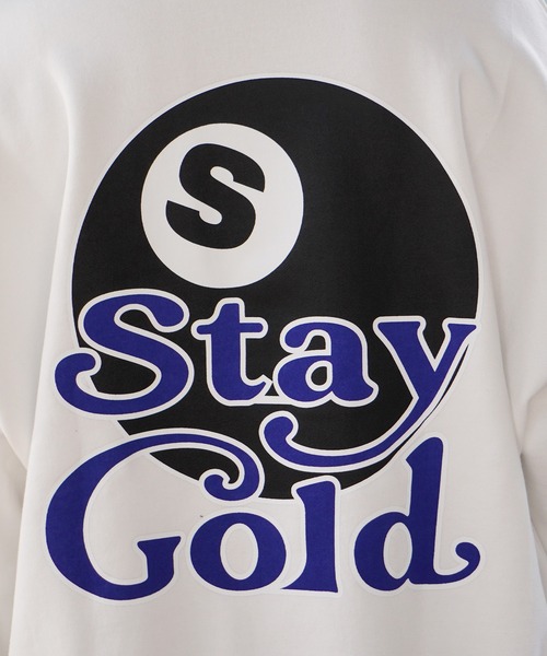 STAY GOLD（ステイゴールド）の「STAY GOLD ビリヤード グラフィック スウェットシャツ / オーバーサイズ トレーナー スウェット ビッグトレーナー（スウェット・メンズ・ホワイト/グリーン/チャコール・FREE）」の19枚目の写真