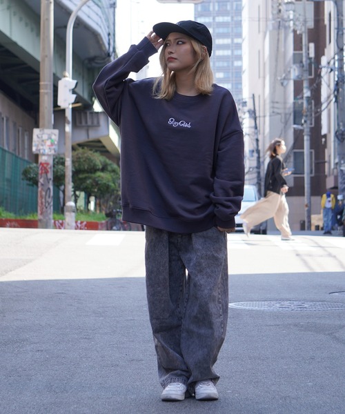 STAY GOLD（ステイゴールド）の「STAY GOLD ビリヤード グラフィック スウェットシャツ / オーバーサイズ トレーナー スウェット ビッグトレーナー（スウェット・メンズ・ホワイト/グリーン/チャコール・FREE）」の22枚目の写真