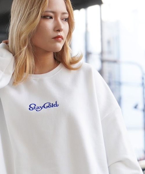 STAY GOLD（ステイゴールド）の「STAY GOLD ビリヤード グラフィック スウェットシャツ / オーバーサイズ トレーナー スウェット ビッグトレーナー（スウェット・メンズ・ホワイト/グリーン/チャコール・FREE）」の7枚目の写真