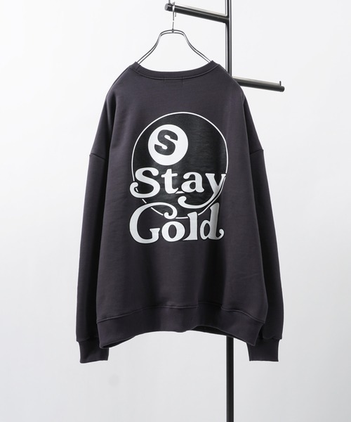 STAY GOLD（ステイゴールド）の「STAY GOLD ビリヤード グラフィック スウェットシャツ / オーバーサイズ トレーナー スウェット ビッグトレーナー（スウェット・メンズ・ホワイト/グリーン/チャコール・FREE）」の11枚目の写真