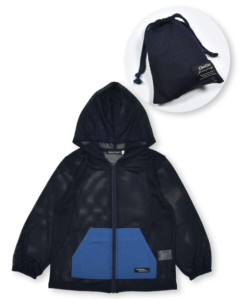【セール】【防虫加工】メッシュパーカー(90~150cm)（パーカー）｜BeBe（ベベ） mdprevattcaulkingandwaterproofing.com