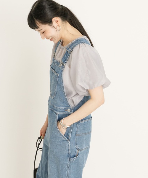 UR Lab.（アーバンリサーチラボ）の「ギャザーシアーブラウス（シャツ/ブラウス・レディース・グレー/ブラック/アイボリー・FREE）」の15枚目の写真