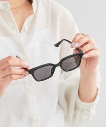 【ケース付き】スクエア型サングラス