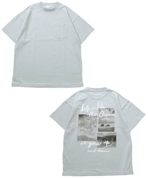 GLAZOS（グラソス）の「【接触冷感】裾レイヤードプリント半袖Tシャツ（Tシャツ/カットソー・キッズ・ライトブルー/イエロー/チャコールグレー/ホワイト・160cm/150cm/140cm/170cm）」の17枚目の写真