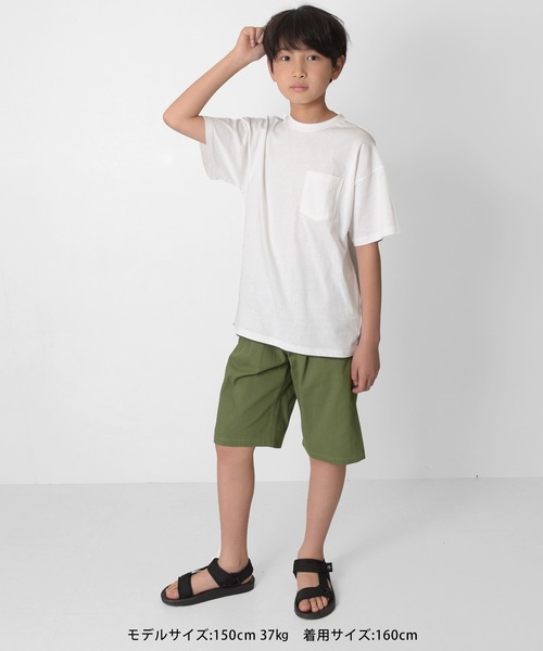 GLAZOS（グラソス）の「【接触冷感】裾レイヤードプリント半袖Tシャツ（Tシャツ/カットソー・キッズ・ライトブルー/イエロー/チャコールグレー/ホワイト・160cm/150cm/140cm/170cm）」の21枚目の写真