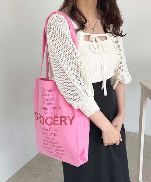 apres jour（アプレジュール）の「【apres jour×ARIAZ】カラーロゴトート（トートバッグ・レディース・ブラック/イエロー/ピンク/グリーン・FREE）」の21枚目の写真