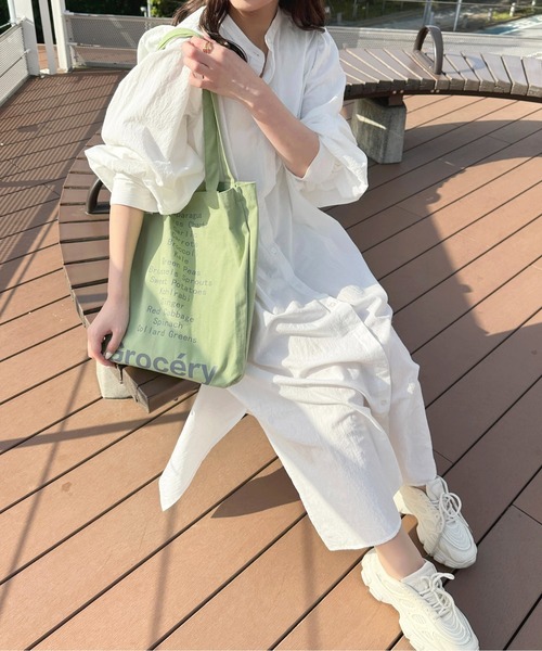 apres jour（アプレジュール）の「【apres jour×ARIAZ】カラーロゴトート（トートバッグ・レディース・ブラック/イエロー/ピンク/グリーン・FREE）」の9枚目の写真