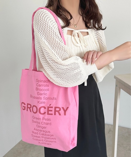apres jour（アプレジュール）の「【apres jour×ARIAZ】カラーロゴトート（トートバッグ・レディース・ブラック/イエロー/ピンク/グリーン・FREE）」の5枚目の写真