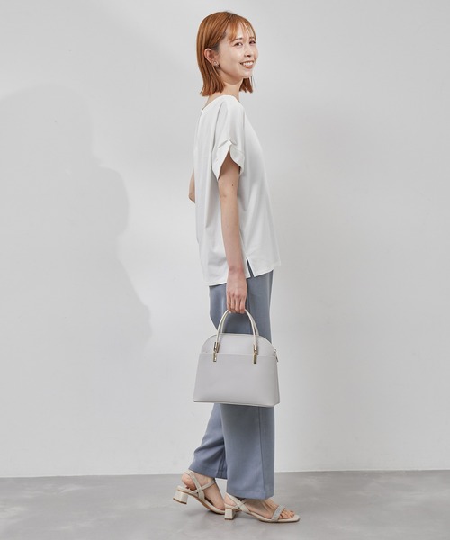 ROPE' PICNIC(ロペピクニック)の「Powder Twill Stretch ワイドパンツ(その他パンツ・レディース・ブラック/ダークブラウン/ブルー・36/38/40)」の5枚目の写真