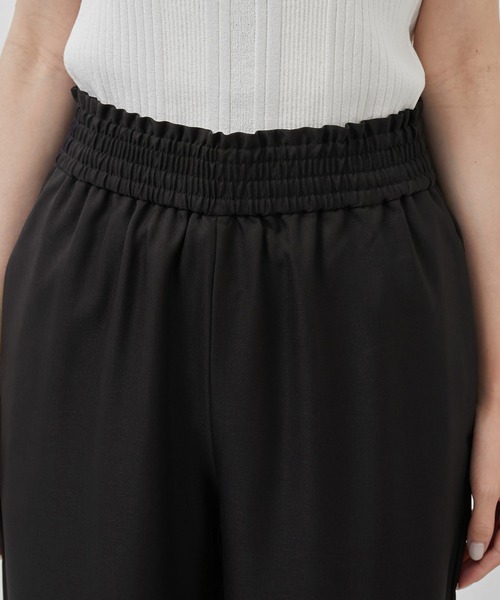 ROPE' PICNIC(ロペピクニック)の「Powder Twill Stretch ワイドパンツ(その他パンツ・レディース・ブラック/ダークブラウン/ブルー・36/38/40)」の8枚目の写真