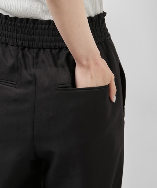 ROPE' PICNIC(ロペピクニック)の「Powder Twill Stretch ワイドパンツ(その他パンツ・レディース・ブラック/ダークブラウン/ブルー・36/38/40)」の17枚目の写真