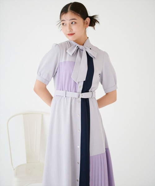 REDYAZEL（レディアゼル）の「ボウタイバイカラープリーツ