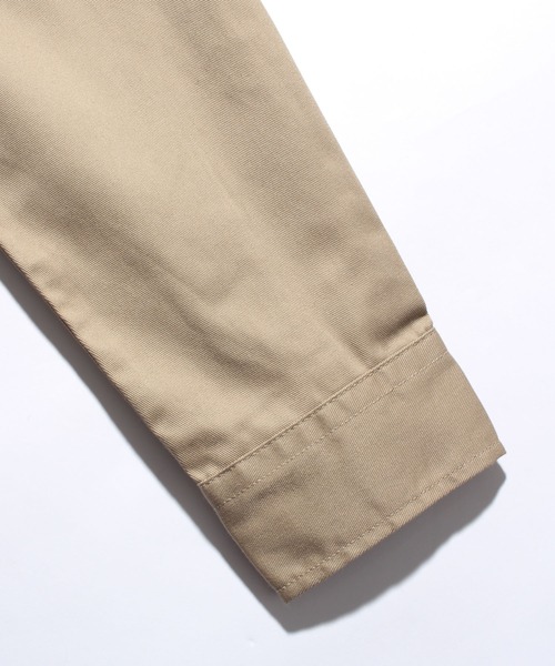 Dickies(ディッキーズ)の「【GENUINE DICKIES/ジェニュインディッキーズ】T/Cツイル ワークシャツ(シャツ/ブラウス・メンズ・ネイビー系/インディゴブルー/ベージュ/ブラック/オリーブ・L/XL/M)」の12枚目の写真