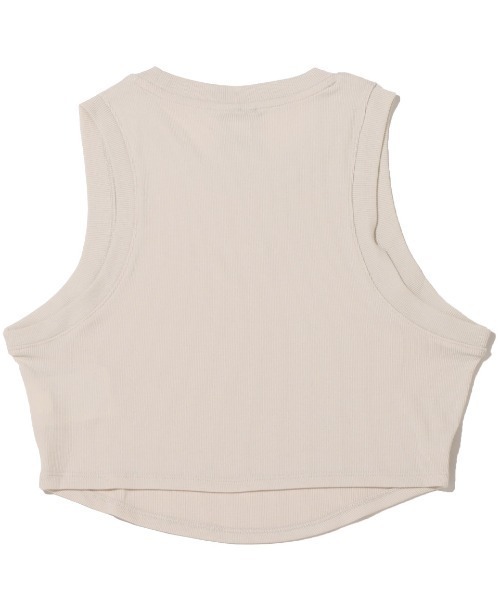 NIKE(ナイキ)の「NIKE AS W NSW ESSNTL RIB CRP TANK / ナイキ ウィメンズ NSW エッセンシャル リブ CRP タンクトップ 【SP】(タンクトップ・レディース・ブラック/ベージュ・M/L/S/XS)」の8枚目の写真