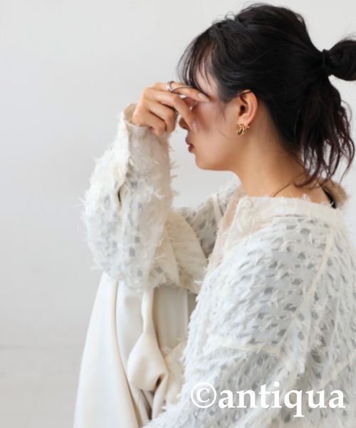 antiqua(アンティカ)の「サークルモチーフイヤリング(イヤリング・レディース・シルバー/ゴールド・FREE)」の7枚目の写真