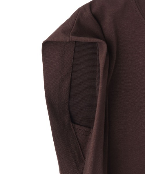 marjour（マージュール）の「FRENCH SLEEVE TEE（Tシャツ/カットソー・レディース・ベージュ/ブラウン/オフホワイト/ブラック・M）」の8枚目の写真