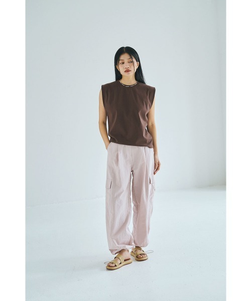 marjour（マージュール）の「FRENCH SLEEVE TEE（Tシャツ/カットソー・レディース・ベージュ/ブラウン/オフホワイト/ブラック・M）」の14枚目の写真