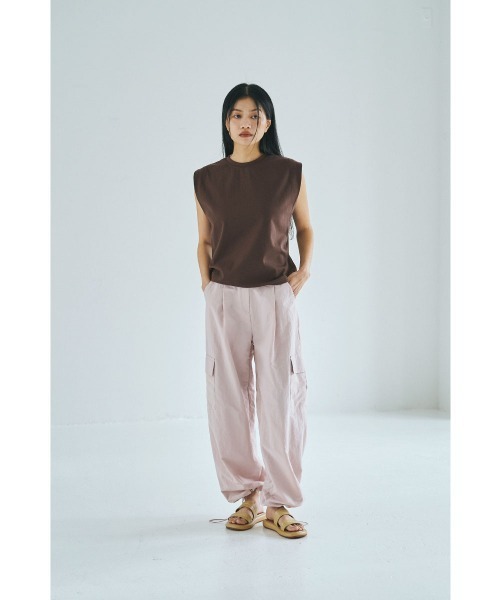 marjour（マージュール）の「FRENCH SLEEVE TEE（Tシャツ/カットソー・レディース・ベージュ/ブラウン/オフホワイト/ブラック・M）」の15枚目の写真