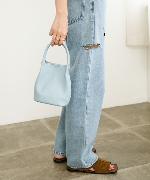 KBF（ケイビーエフ）の「ポーチ付きミニBAG（ハンドバッグ・レディース・ブルー/ブラック/ベージュ・ONE）」の9枚目の写真