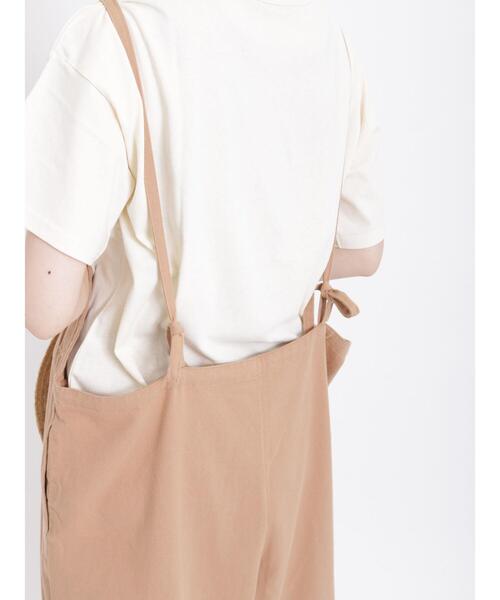 Samansa Mos2（サマンサ モスモス）の「柄アソートキャミサロペット（サロペット/オーバーオール・レディース・ブラック/ベージュ/チャコールグレー/グレー・F）」の5枚目の写真