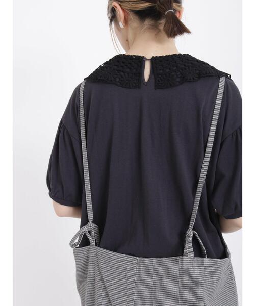 Samansa Mos2（サマンサ モスモス）の「柄アソートキャミサロペット（サロペット/オーバーオール・レディース・ブラック/ベージュ/チャコールグレー/グレー・F）」の12枚目の写真