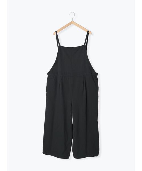 Samansa Mos2（サマンサ モスモス）の「柄アソートキャミサロペット（サロペット/オーバーオール・レディース・ブラック/ベージュ/チャコールグレー/グレー・F）」の18枚目の写真